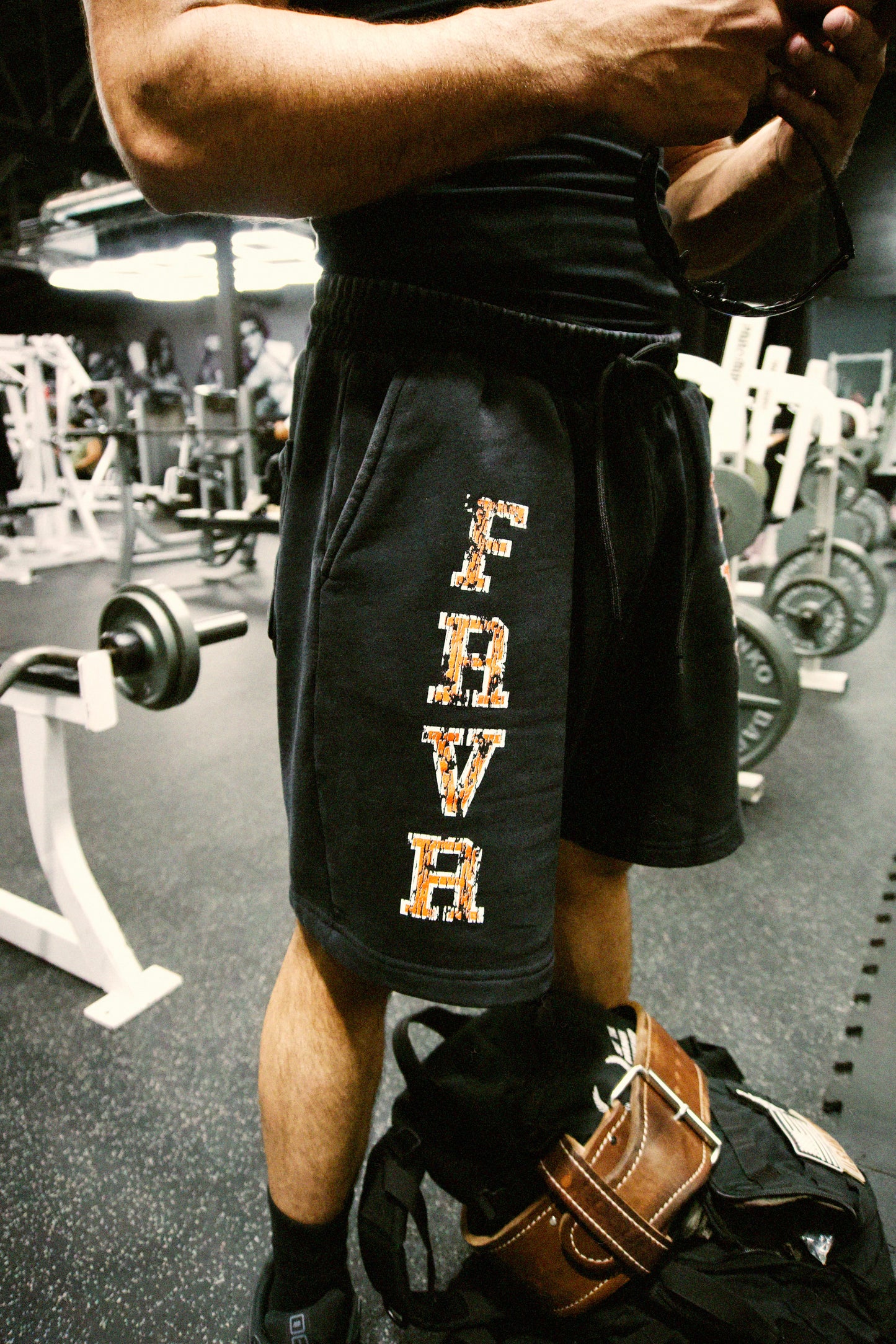 Anniversary FRVR FWRD Sweat Shorts in Black