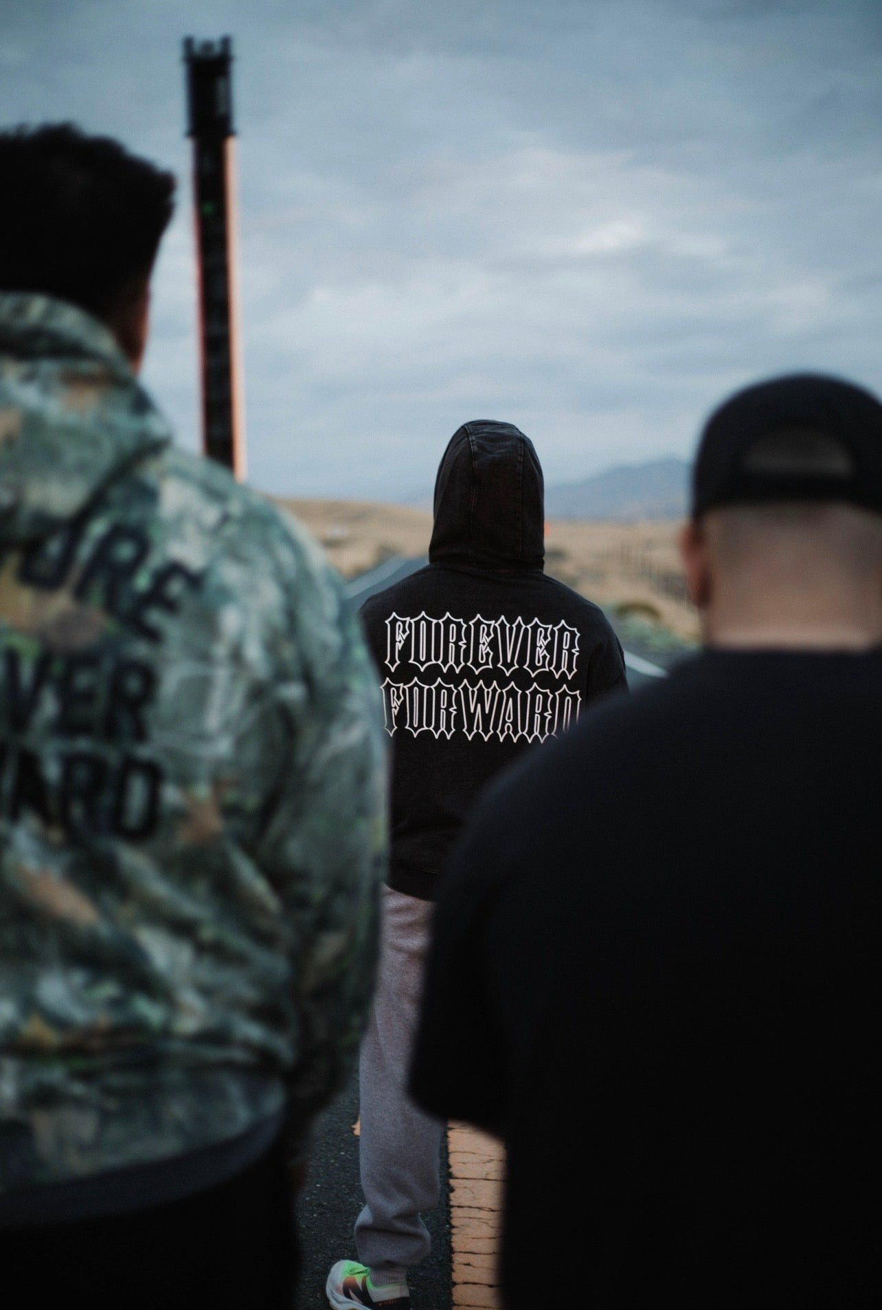 Ascend Vintage Black Hoodie