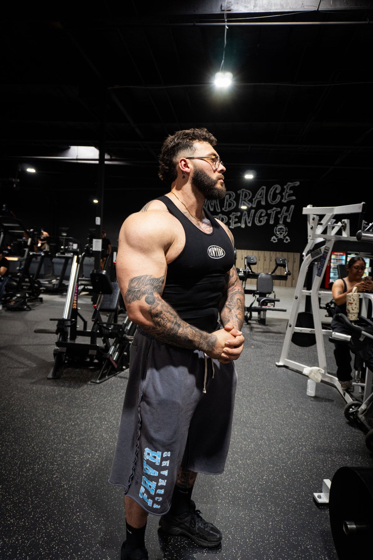 Fewture Compression Tank in Black