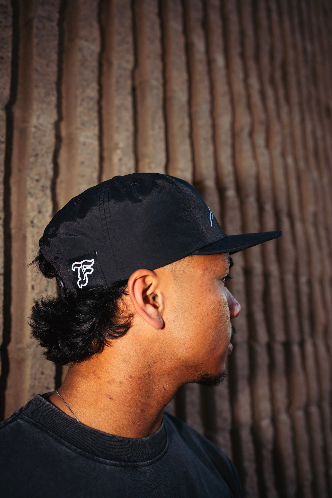 Fewture Performance Logo Nylon Cap in Black
