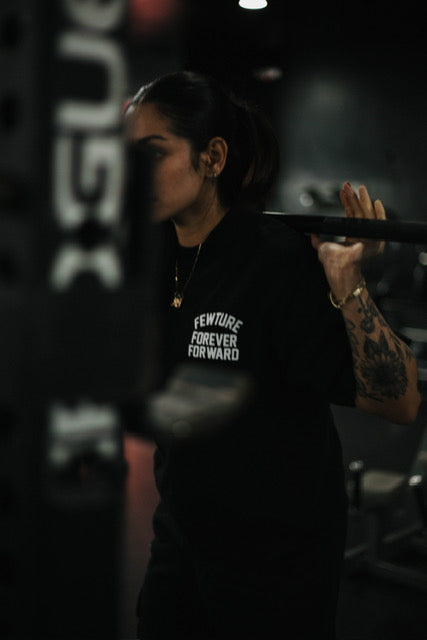 Fewture Statement Tee in Black