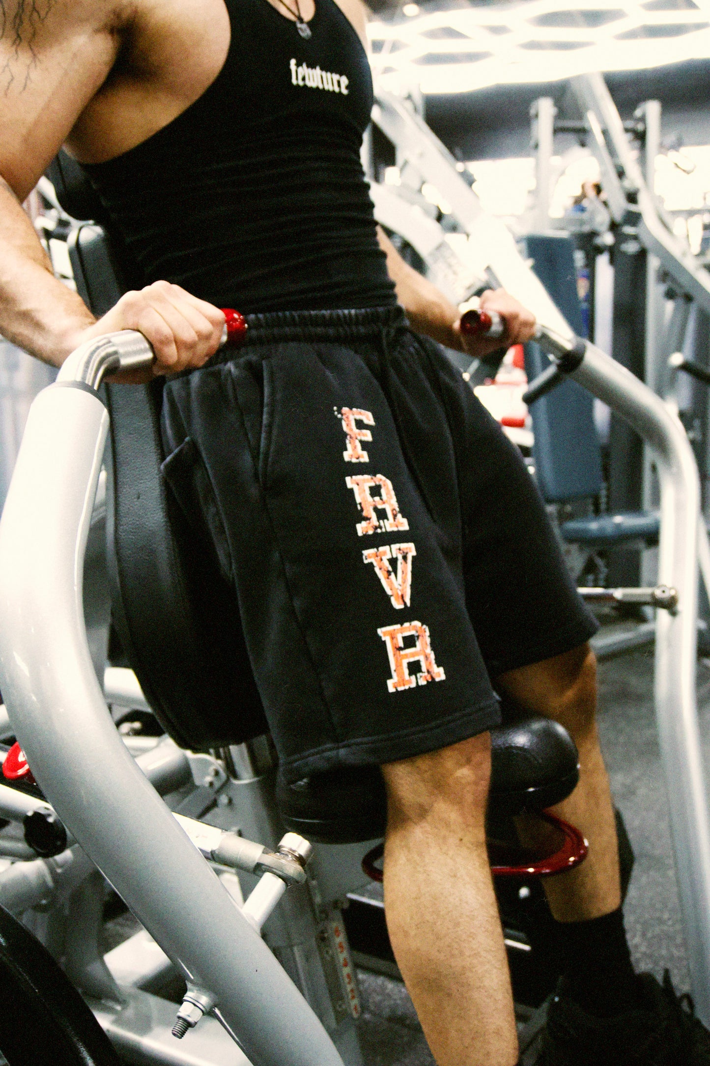 Anniversary FRVR FWRD Sweat Shorts in Black