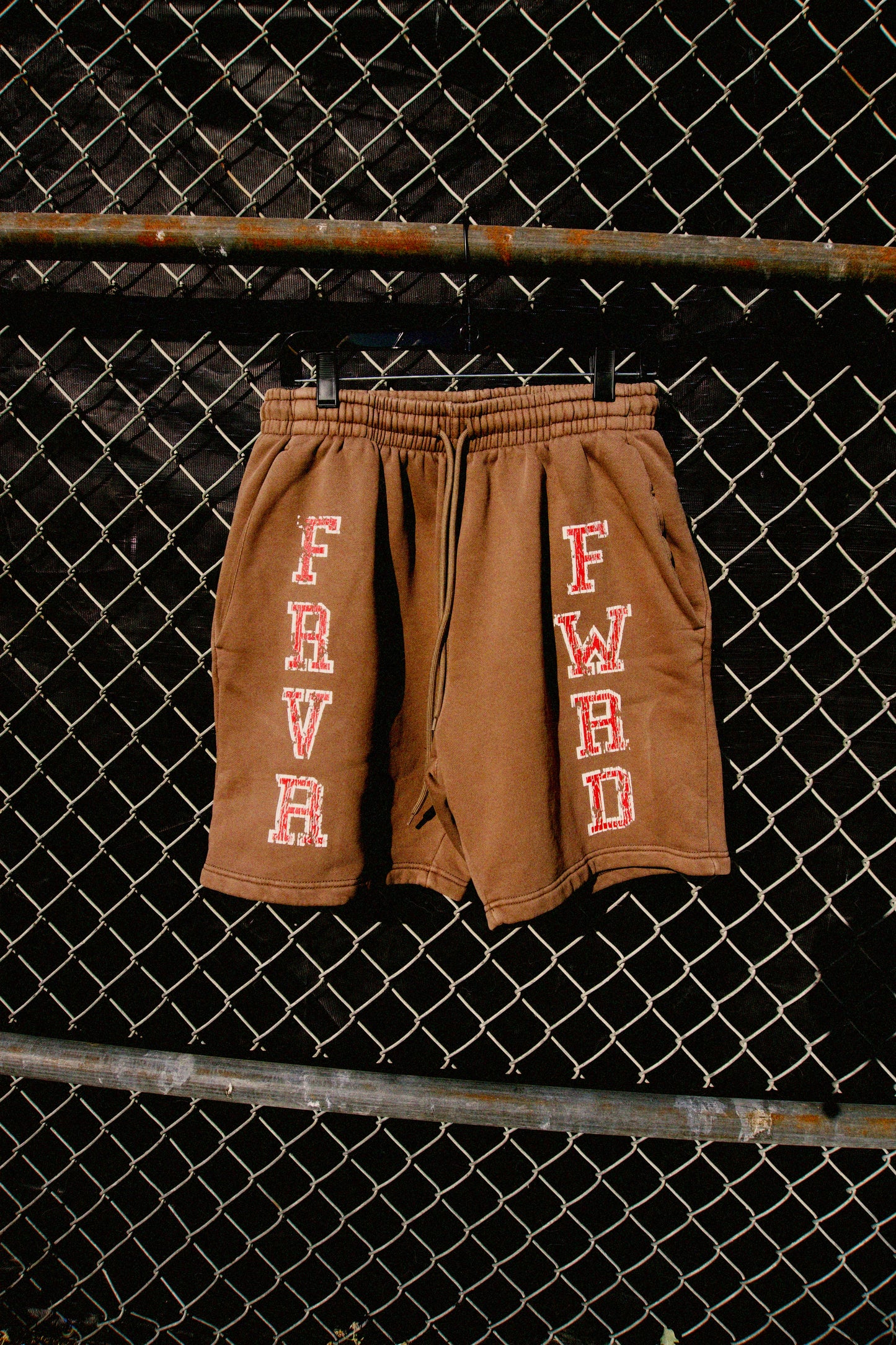 Anniversary FRVR FWRD Sweat Shorts in Brown