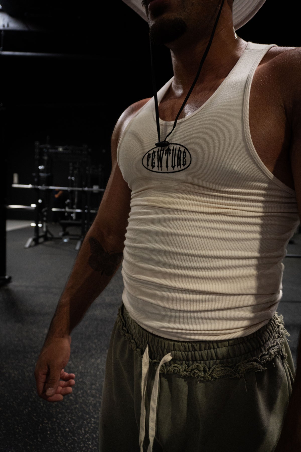 Fewture Compression Tank in Cream