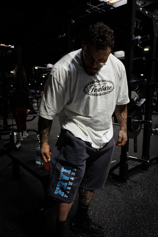 Forever Forward Oversized Sweatshorts in Vintage Navy