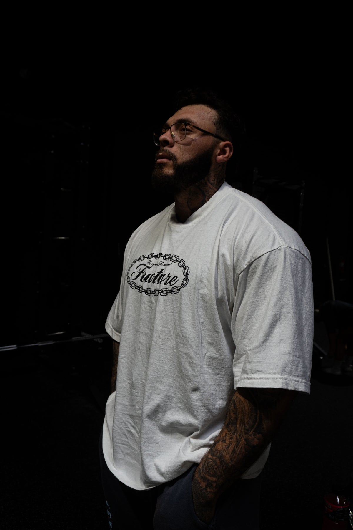 Fewture Vintage White Oversized Tee