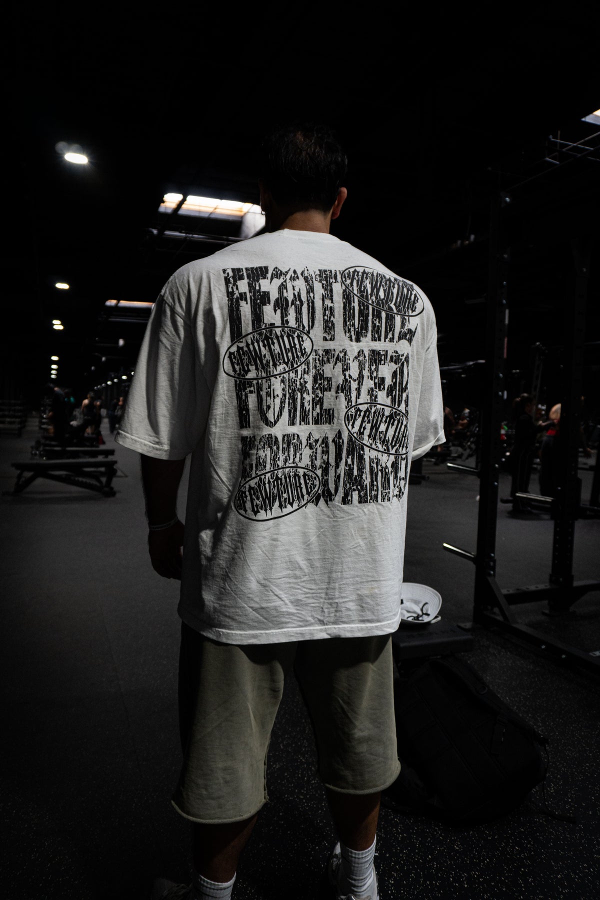 Fewture Vintage White Oversized Tee