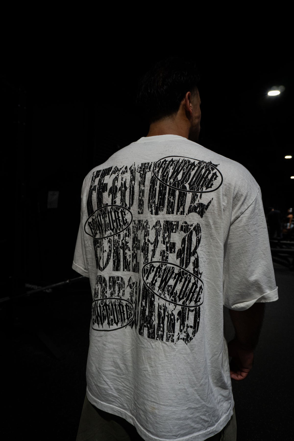Fewture Vintage White Oversized Tee