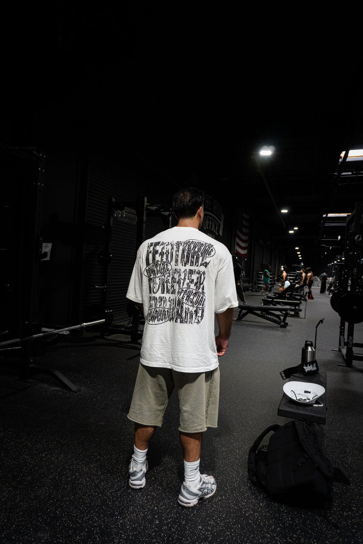 Fewture Vintage White Oversized Tee