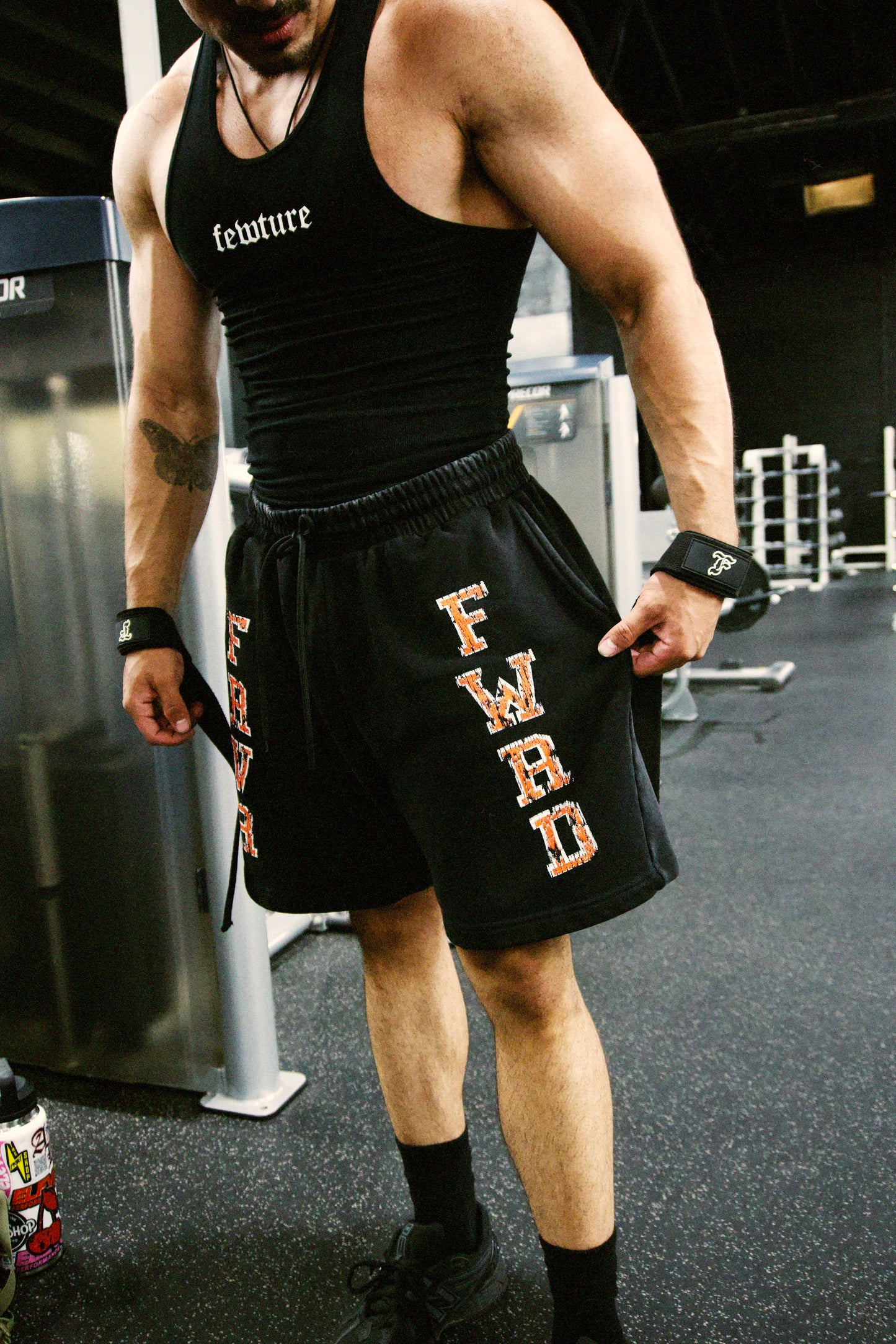 Anniversary FRVR FWRD Sweat Shorts in Black