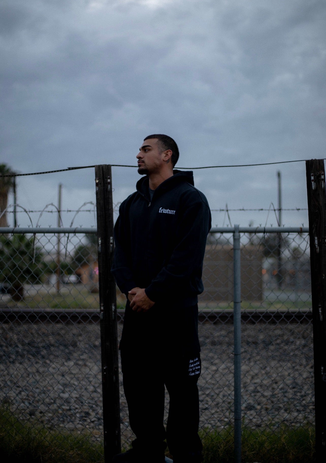 Sacrifice Zipup Hoodie in Black