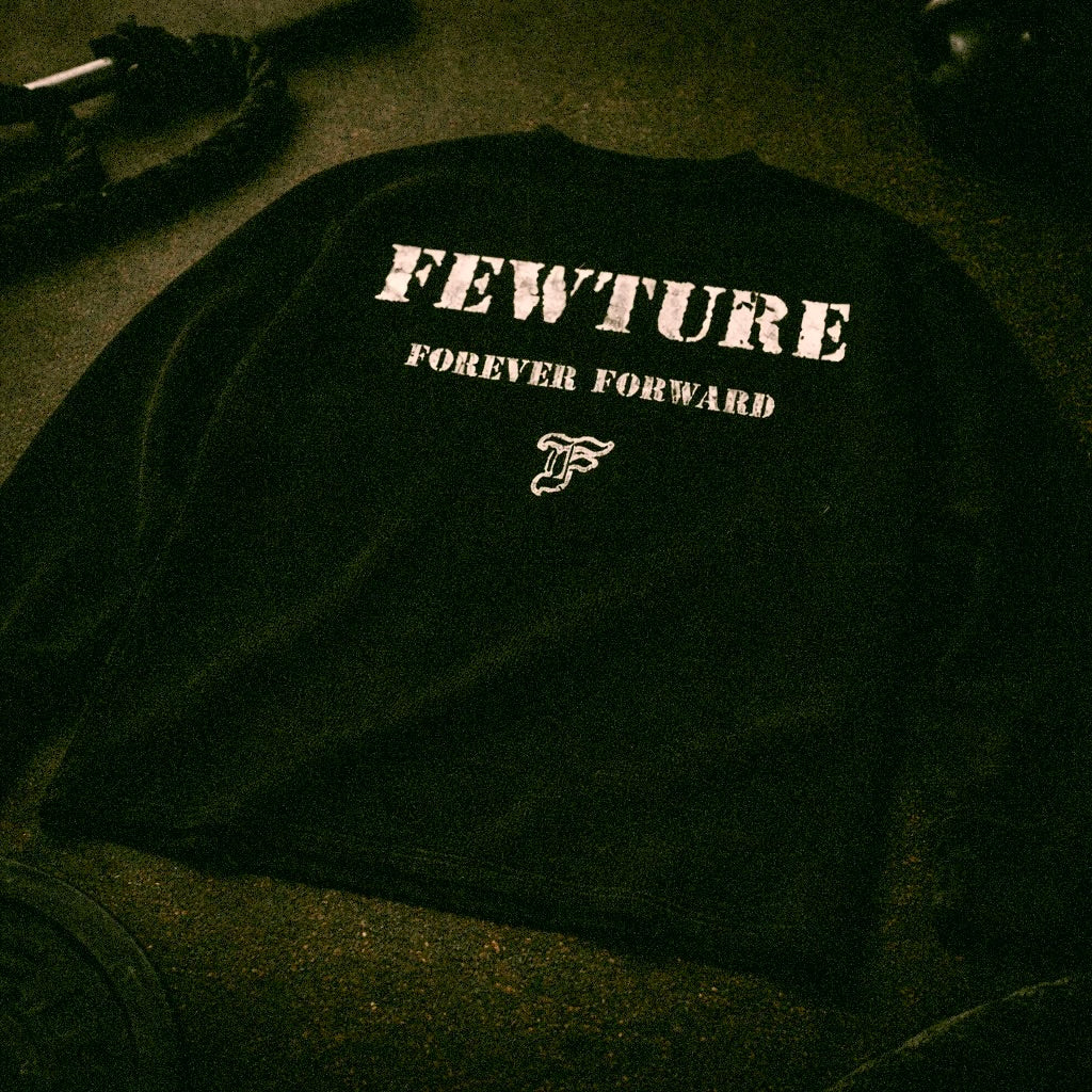 Fewture Vintage Black Waffle Long Sleeve
