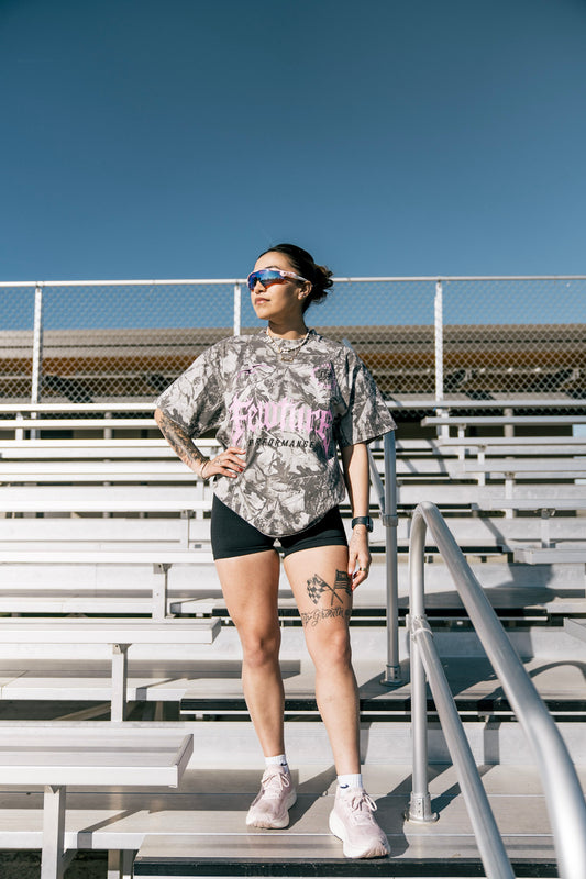 Fewture Performance Tee in Vintage Grey Camo