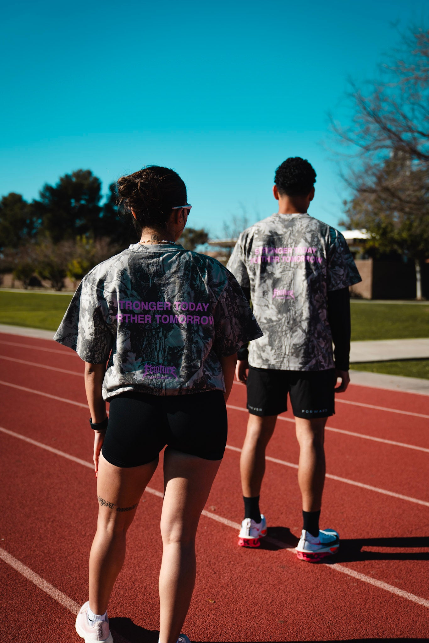 Fewture Performance Tee in Vintage Grey Camo