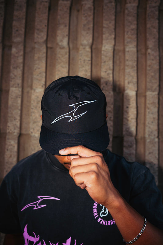 Fewture Performance Logo Nylon Cap in Black