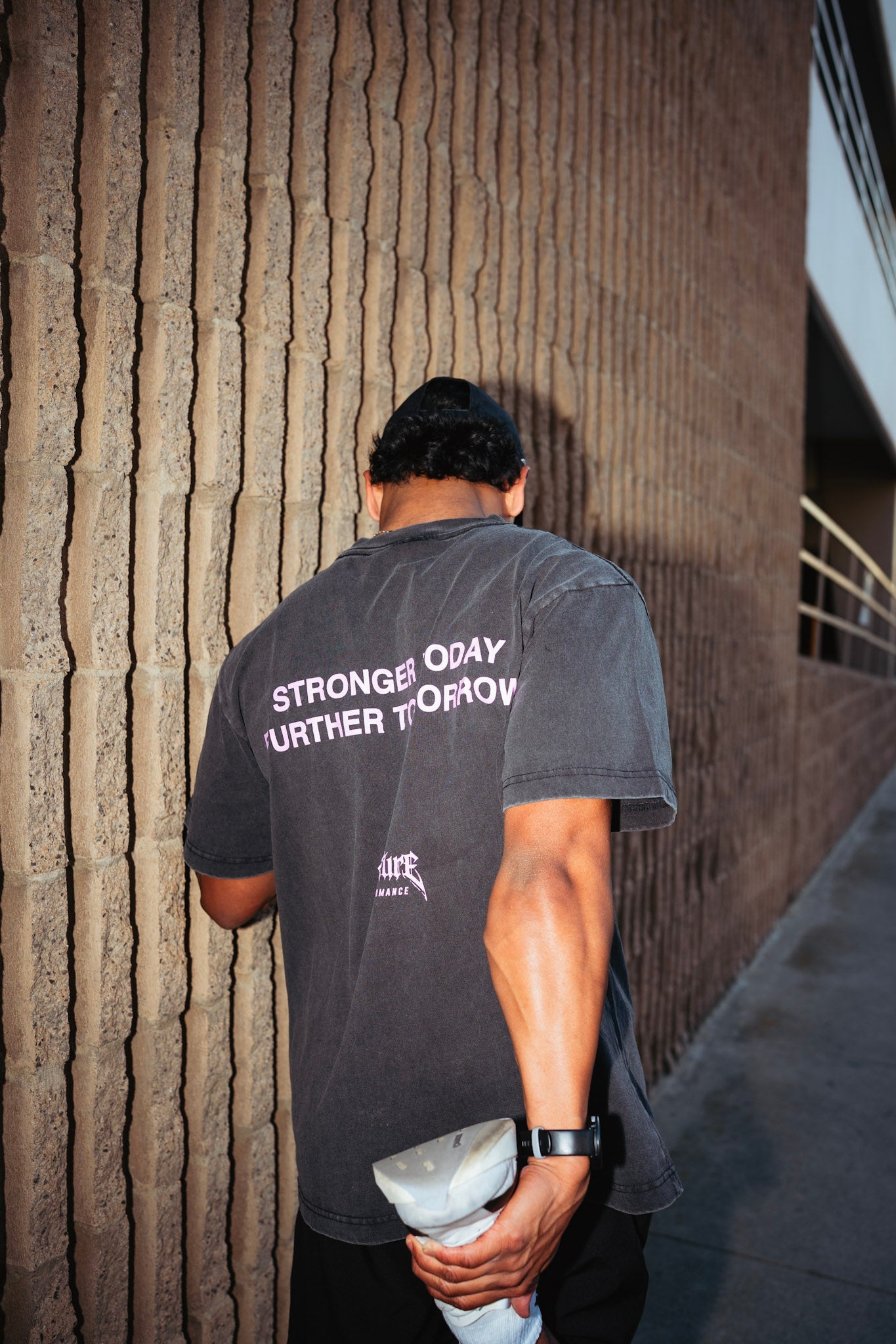 Fewture Performance Tee in Vintage Black