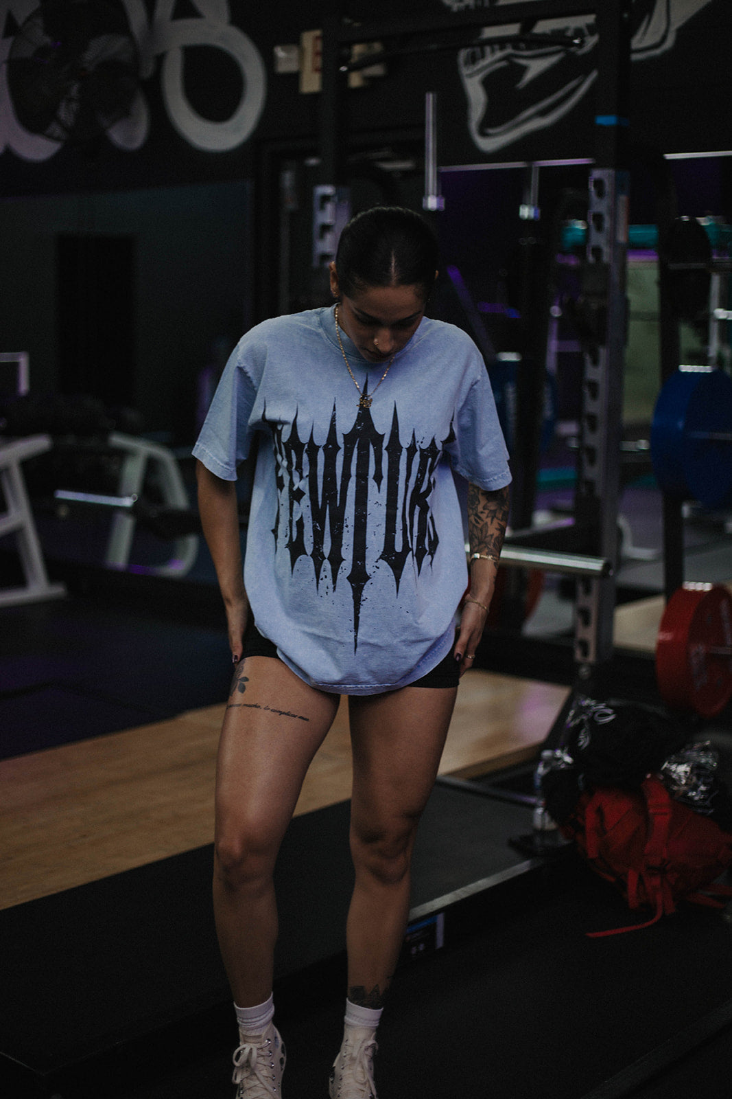 Fewture Relentless Tee in Acid Blue