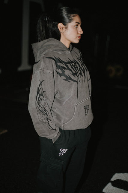 Rebirth Hoodie in Vintage Black