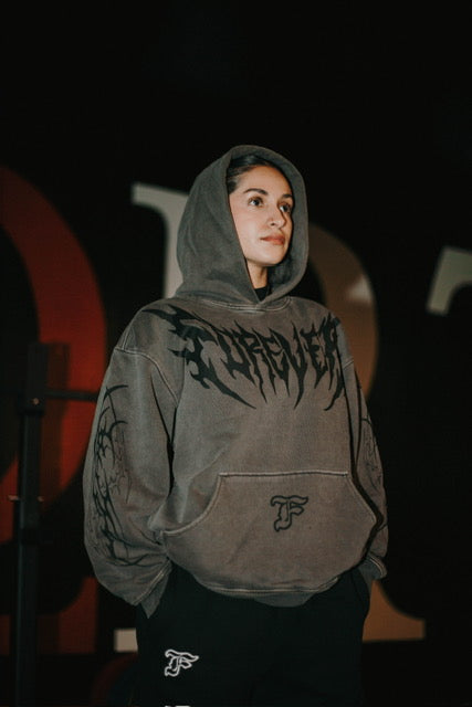 Rebirth Hoodie in Vintage Black