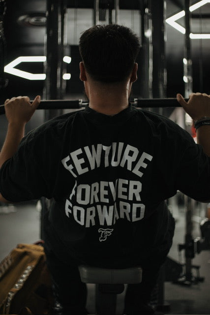Fewture Statement Tee in Black