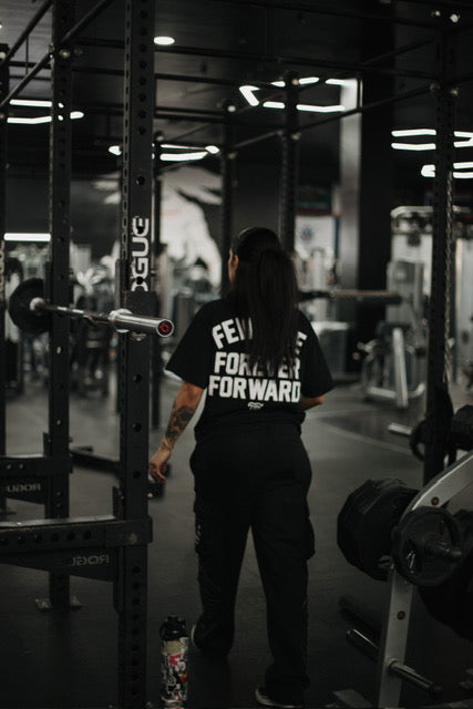 Fewture Statement Tee in Black