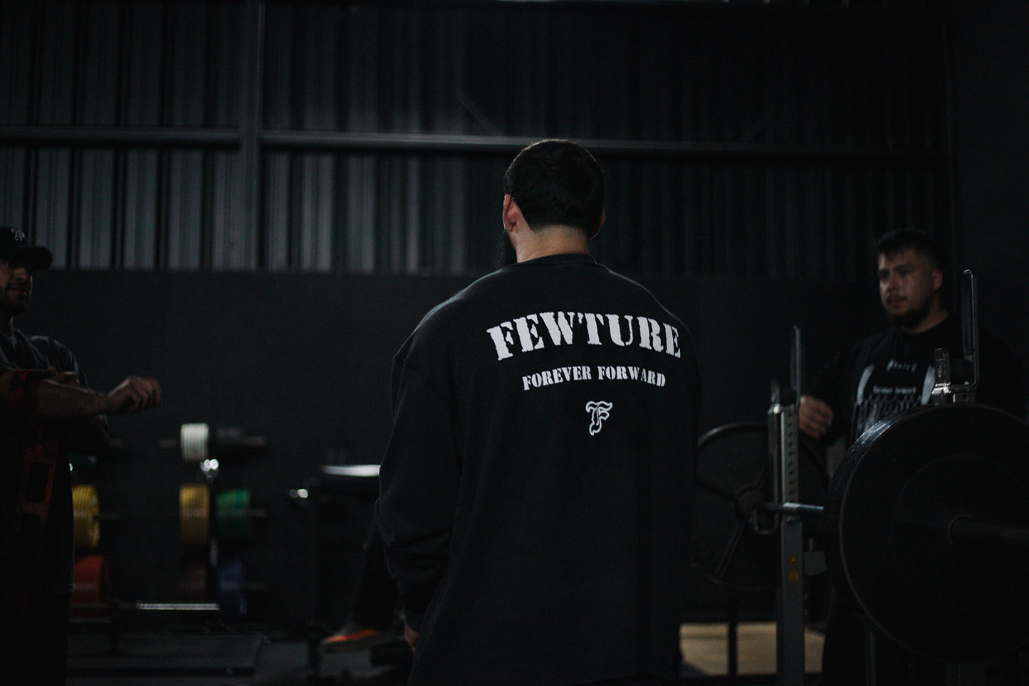 Fewture Vintage Black Waffle Long Sleeve