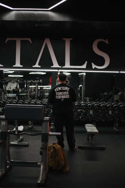 Fewture Statement Tee in Black