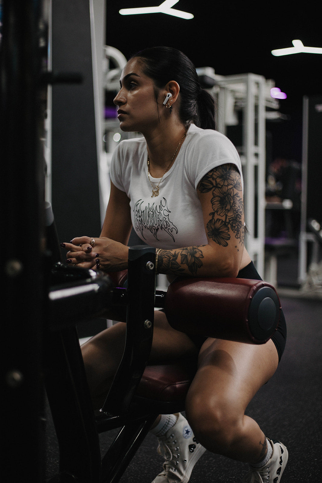 Fewture Baby Rib Tee in White