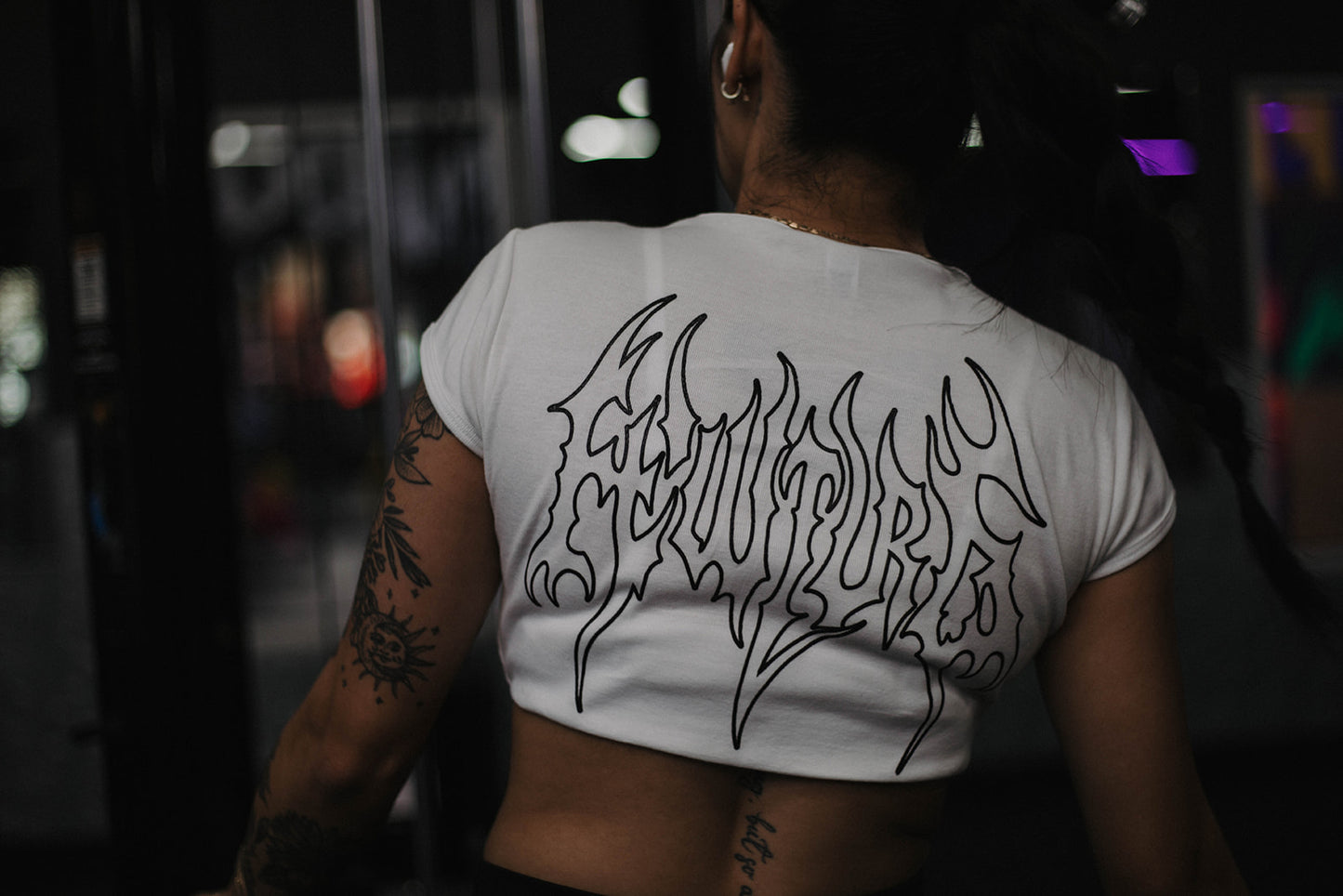 Fewture Baby Rib Tee in White