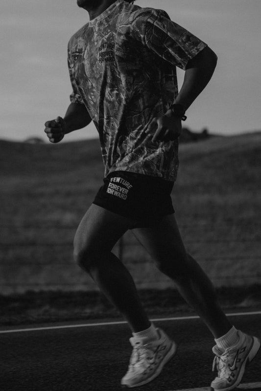 Fewture Black Mesh Shorts