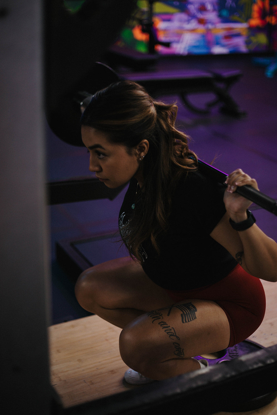 Fewture Active Shorts in Ruby Red